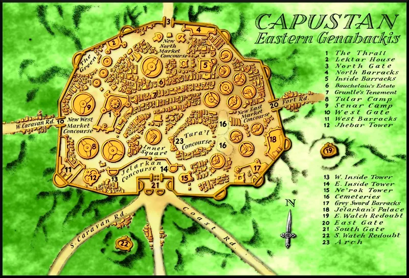 Map: Capustan