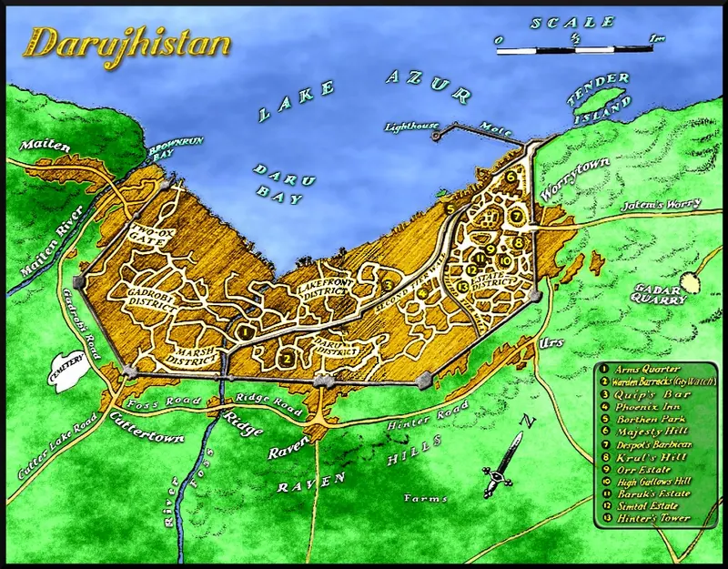 Map: Darujhistan