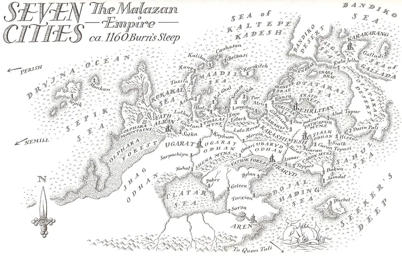 Map: Seven Cities